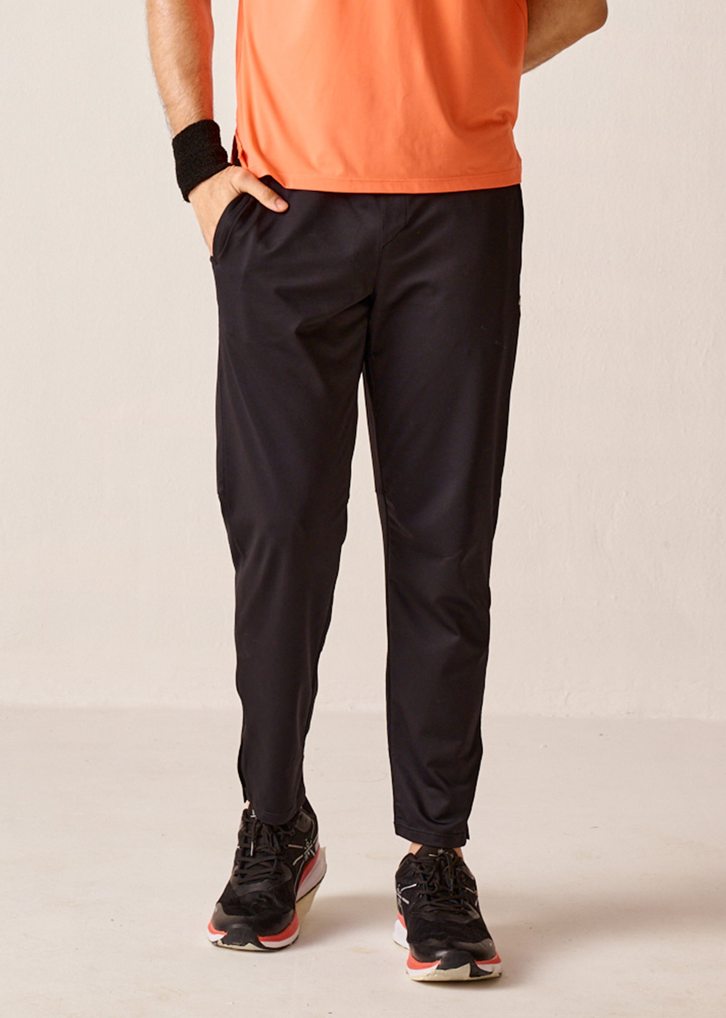 Utility Workout Mens Track Pants - Jet Black - 1