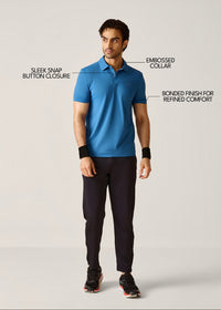 Ultimate Active Polo - Blue Ashes - 3