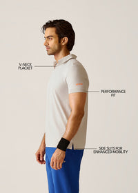 CoreActive Performance Polo - Silver Grey - 3