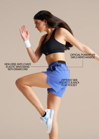 Powerpuff Airlite Short - Slate Blue - 3