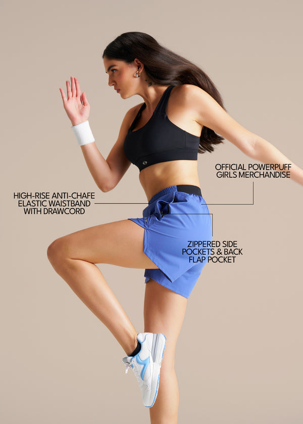 Powerpuff Airlite Short - Slate Blue - 3