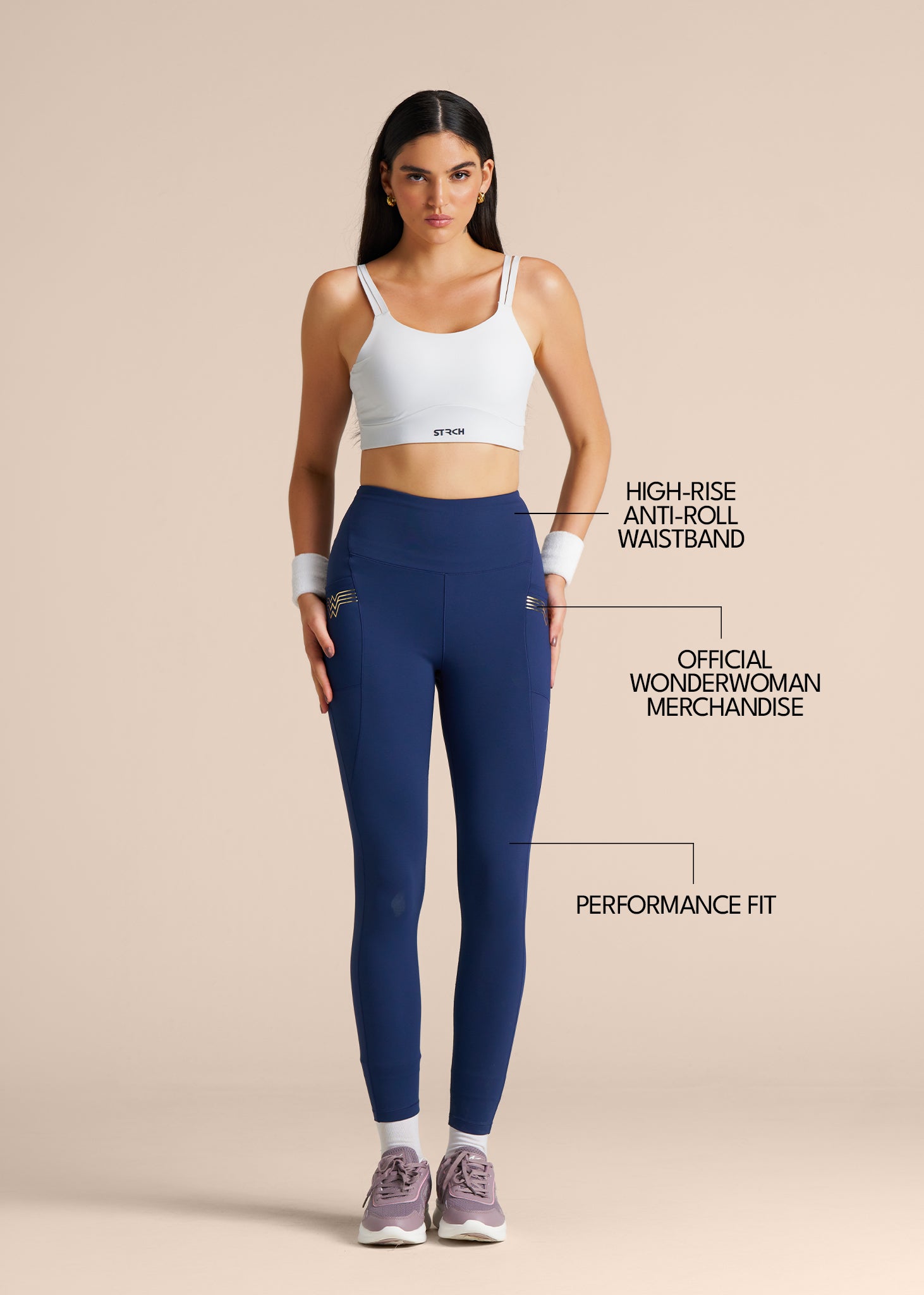 Wonder Warrior Legging - Estate Blue - 3